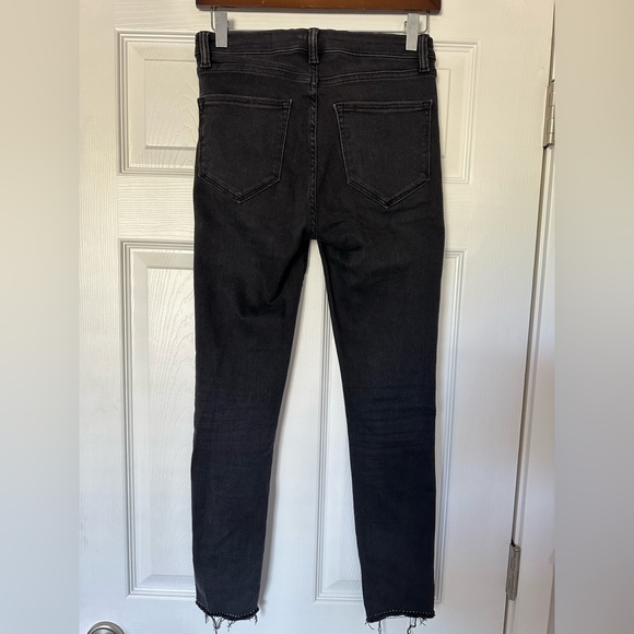 ALLSAINTS Grace Studded Ankle Skinny Jeans in Washed Black - Picture 5 of 6